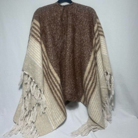 New/In Poly Bag- Nwot Add A Touch Of Bohemian Style To Your Wardrobe With This Raj Kimono Poncho Ruana. The Sleeveless Design And Tight-Knit Acrylic Material Make It Perfect For Any Season, Whether You're Traveling, Going To A Party, Or Just Running Errands. The Tasseled And Fringe Accents Add A Unique Touch, While The Open Cardigan Style Makes It Easy To Wear And Layer. This One Size Fits All Sweater Is Machine Washable. The Various Themes Such As Western, Art, Flower, Aztec, Hippie, Bohemian, Kimono Poncho, Cardigan Style, Boho Fringe, Cardigan Fashion, Poly Bags, Western Art, Hippie Bohemian, Open Cardigan, Acrylic Material