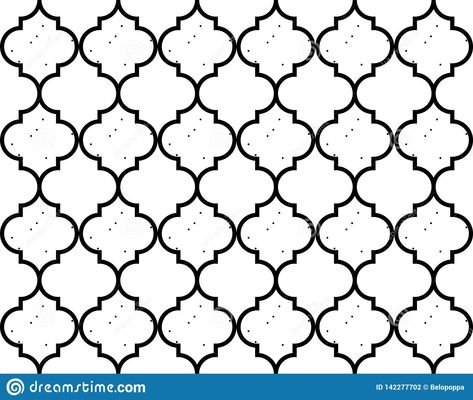 Ogee Pattern, Gold Mosaic, Vector Stock, Seamless Pattern, Morocco, Seamless Patterns, Stock Vector, Vector Illustration, Mosaic