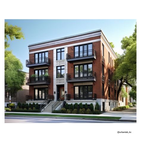 Condominium Exterior Design, Small Apartment Building Exterior, 4 Unit Apartment Building, Apartment Design Exterior, Apartment Complex Exterior, Small Apartment Complex, Apartment Building Exterior, Small Colonial, Small Apartment Building Design