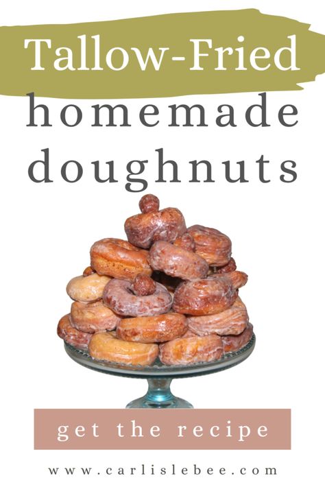 Homemade Tallow-Fried Doughnuts That Are Actually Healthy Easy Fried Donuts Recipes, Naan Bread Recipe Easy, Homemade Tallow, Healthy Doughnuts, Homestead Cooking, Crunchy Snacks, Bagel Toppings, Homemade Donuts Recipe, Homemade Doughnuts