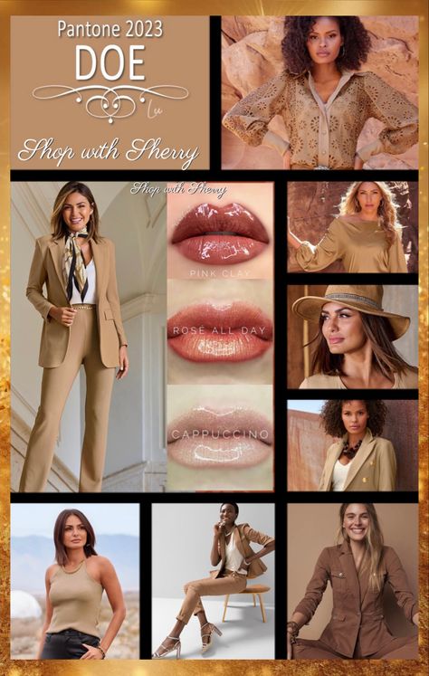 And here is the final Pantone Fall/Winter 2023/24 DOE. The final collection is available and filled with absolutely fabulous fashions. You will find these styles and many more by following this link: https://www.pinterest.com/gmasherry10/shop-with-sherry/ 🤎🤎. #pantonefashion #fallwintertrends #shopwithsherry #pantonedoe #lookandfeelbeautiful #shoppingmadesimple #lipsense💄 Pantone Fall Winter 2023/24, Valentine's Day Events, Pantone Fall, Permanent Cosmetics, Long Lasting Makeup, Winter Outfits For Work, Free Service, Fall Makeup, Absolutely Fabulous