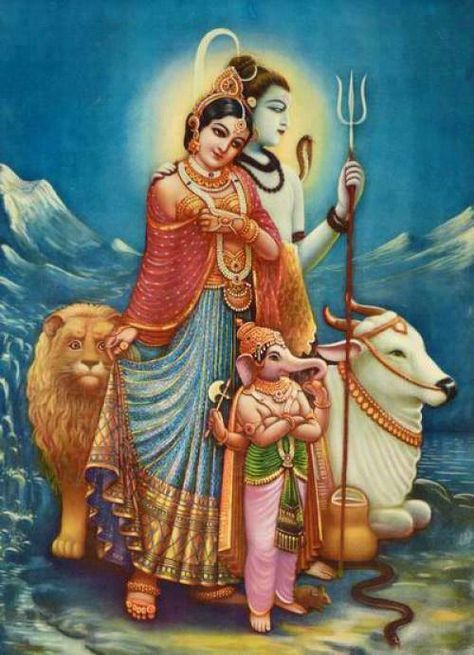 hindudevotion: Lord Shiva, Parvati Ji, and Ganesh Ji. Vel Murugan, Gods Painting, Lord Subramanya, Bal Ganesha, Krishna Balram, God Murugan, Bhai Bhai, Shiva Parvati Images, Lord Shiva Statue