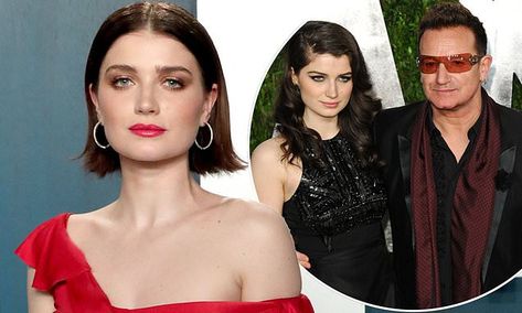 Bono's daughter Eve Hewson admits his fame helped launch her career but claims it became a hindrance | Daily Mail Online Eve Hewson, Drama School, School Friends, 28 Years Old, Daily Mail, Image Search, Short Hair, Google Images, Short Hair Styles