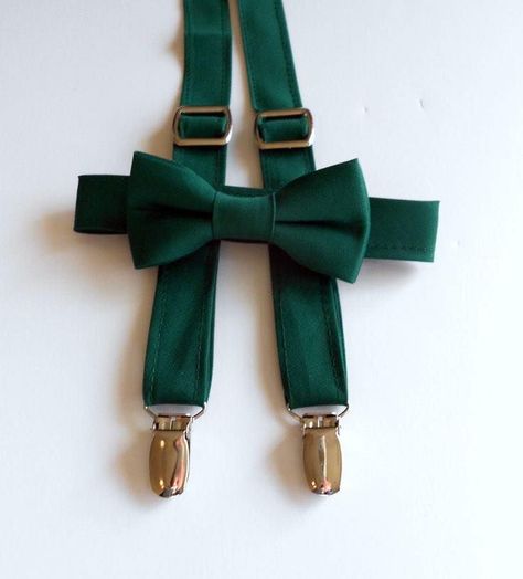 Green Bowtie, Emerald Green Wedding Theme, Hunter Green Wedding, Eden Green, Green Bow Tie, Green Themed Wedding, Emerald Green Weddings, Prom 2020, Bearer Outfit