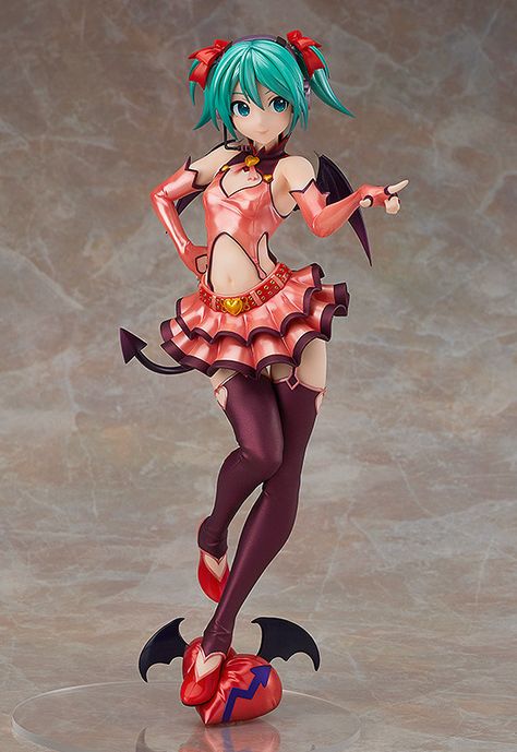 Hatsune Miku -Project Diva- F 2nd - Hatsune Miku - 1/7 - Heart Hunter ver. (Max Factory) | MyFigureCollection.net Hatsune Miku Project Diva, Anime Figurine, 3d Figures, 캐릭터 드로잉, Anime Figurines, Figure Poses, Anime Dolls, Manga Cosplay, Salvador Dali