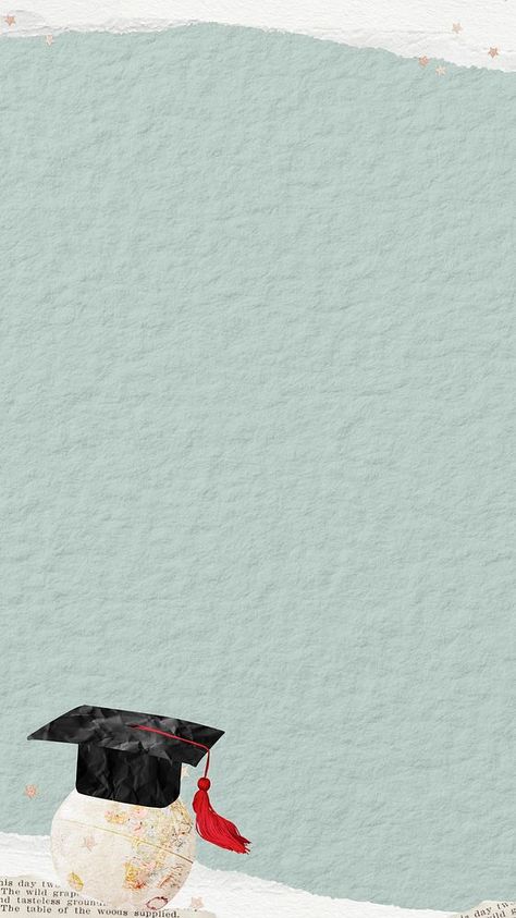 Green paper textured iPhone wallpaper, graduation cap border | free image by rawpixel.com / Saveshitz Graduation Wallpaper Backgrounds, Textured Iphone Wallpaper, Wallpaper Education, Freshers Day, Graduation Background, Graduation Wallpaper, Graduation Frame, Borders Free, Green School