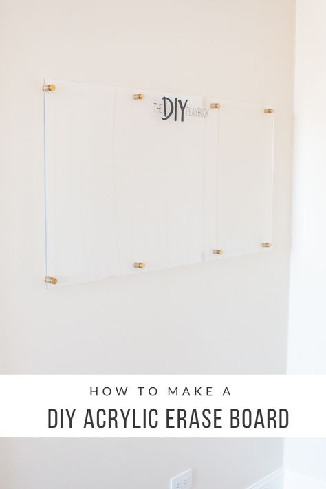 Home Dry Erase Board Ideas, Home Office With Dry Erase Board, Home Office Dry Erase Board Ideas, Dry Erase Board Ideas Diy, Acrylic Writing Board, To Do Board For Home, Office Dry Erase Board Ideas, Acrylic Dry Erase Board Diy, Diy Acrylic Board