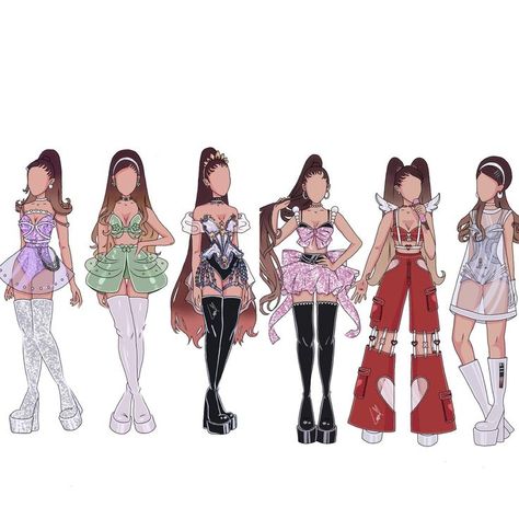 Outfit Concept Art, Ariana Grande Art, Ariana Grande Anime, K Bye, Bye For Now, Ariana Tour, Ariana Grande Concert, Ariana Grande Album, Ariana Grande Drawings