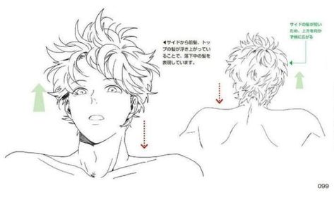 Back Hair Reference Drawing, Slick Back Hairstyles Drawing, Back Hair Reference, Hair Reference Drawing, Hair References Drawing, Manga Man, Boy Hair Drawing, Slick Back Hair, Long Hair Drawing