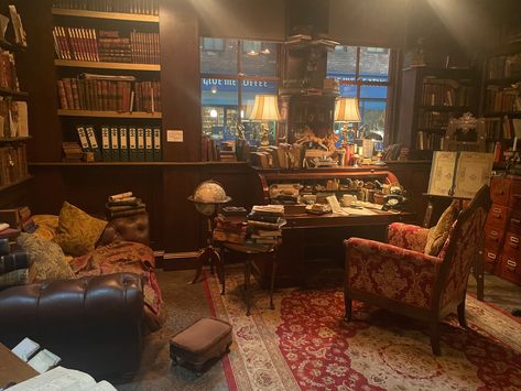 Aziraphale’s Bookshop, Aziraphale Bookshop Aesthetic, Detective Room, Best Amazon Prime Series, Future Letter, Writer's Office, Bg Design, Good Omens Book, Good Omens