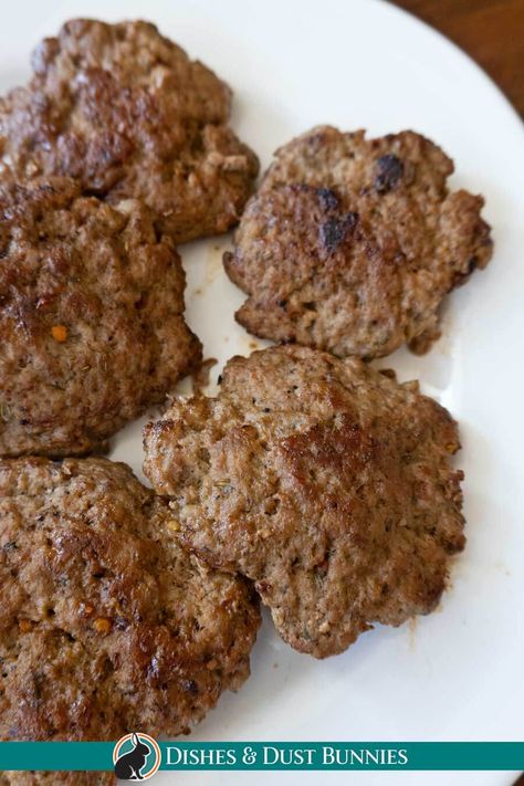 Pork Sausage Patties Recipes, Breakfast Sausage Patty Recipes, Ground Pork Recipes Breakfast Sausage Seasoning, Fresh Ground Pork Recipes, Pork Breakfast Sausage Seasoning, Sausage From Ground Pork, Pork Sausage Recipes Ground, Pork Sausage Recipes Breakfast, Ground Breakfast Sausage Recipes