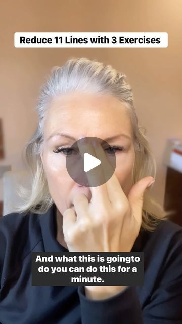 827K views · 24K likes | Liz Wadden | Anti-Aging Enthusiast on Instagram: "✨ Reduce those pesky 11 lines with these three simple exercises 🌟

1️⃣ Tap Away Tension: Gently tap in the middle of your eyebrows to boost circulation and relieve stress. This quick exercise helps improve blood flow and reduce the appearance of those fine lines.

2️⃣ Thumb Flick Magic: Use your thumb to flick upwards in the middle of your eyebrows. This motion stimulates the muscles, promoting firmness and toning, giving you a natural lift. It’s like a mini workout for your brow area!

3️⃣ Soothing Massage: Take a moment to massage the area between your eyebrows with your index finger. This relaxing technique helps release tension, encourages lymphatic drainage, and contributes to a smoother-looking complexion.

I