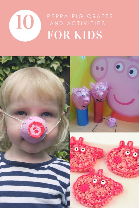 Peppa Pig Crafts, Pig Crafts For Kids, Peppa Pig Easter, Peppa Pig Characters, Peppa Pig Decorations, Today Is Monday, Peppa Pig Family, Pig Crafts, Pig Birthday Party