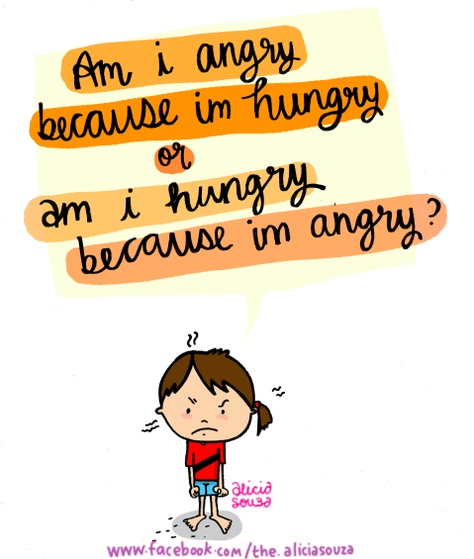 "Am I angry because I'm hungry or am I hungry because I'm angry?" Illustration Motivation, I'm Angry, Weekend Quotes, Friends Poster, Radha Krishna Art, Healthy Food Choices, Krishna Art, Cartoon Illustration, Radha Krishna