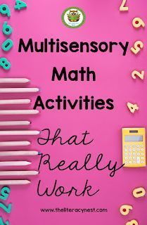 MULTISENSORY MATH TECHNIQUES | Multisensory Math Activities That Really Work | The Literacy Nest | Multisensory math activities | Multisensory math lesson plans | Multisensory math curriculum for dyscalculia. The Literacy Nest #multisensorymathactivities #mathactivities Math Techniques, Multisensory Math, Multisensory Teaching, Multisensory Activities, To Be Understood, Teaching Spelling, Math Intervention, Math Lesson Plans, Math Tutor