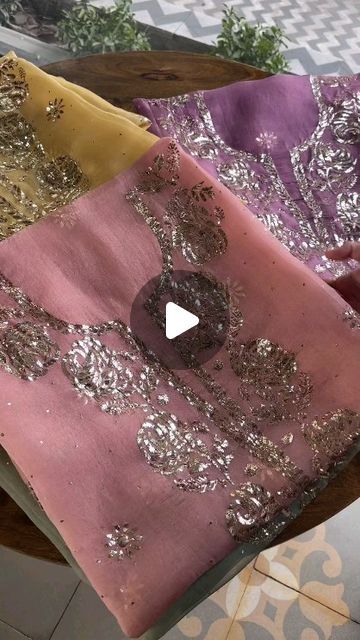 Mavra Nasir on Instagram: "We are taking order for these beautiful pure organza shirt dupatta with roses work of mukesh.  . You can customise the work , fabric and color.  . For price details kindly inbox us or whatsapp us +92-335-0500353 . Worldwide shipping is available  #formaloutfitsbymavra #gotta #gottawork #mukesh #kamdani #saree #organza #chiffon #bridalwear #nikkah #barat #valima #weddingphotography #pakistanibloggers #designerwears #weddings #weddingseason #pakistanidresses #pakistanistreetstyle #bridal #bridaldresses #pakistanfashionista #pakistaniwedding #chunri #fashioninspo #style #instagood #clothingbrand #mirrorwork #katdanawork" Kamdani Saree, Kamdani Work, Mukesh Work, Saree Organza, Pakistani Street Style, Organza Shirt, Mirror Work, Pakistani Wedding, Pakistani Dresses