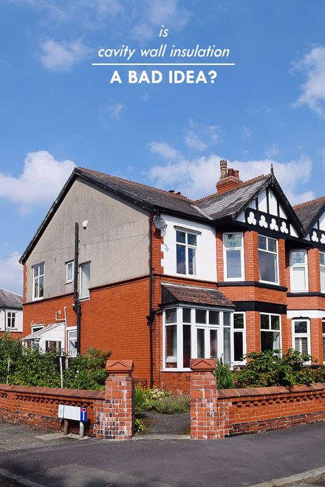 Is Retrofit Cavity Wall Insulation A Bad Idea? Edwardian Living Room, Edwardian House Renovation, Cavity Wall Insulation, Log Burning Stoves, Cavity Wall, Edwardian House, On The Corner, Bad Idea, Window Installation