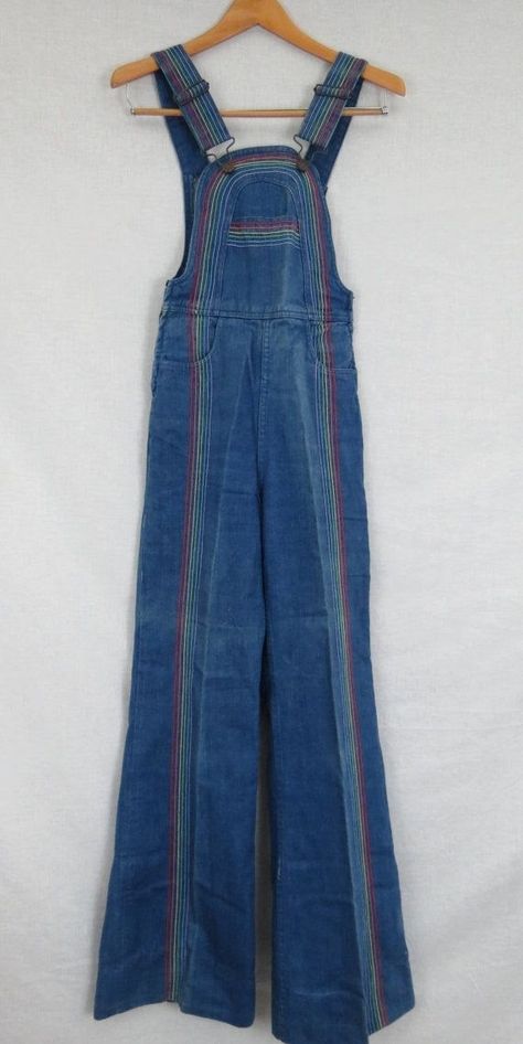 Overalls 70s, 70s Roller Disco, 70s Overalls, Roller Disco, Estilo Hippie, Diy Vetement, 70s Disco, Jean Overalls, Denim Overalls