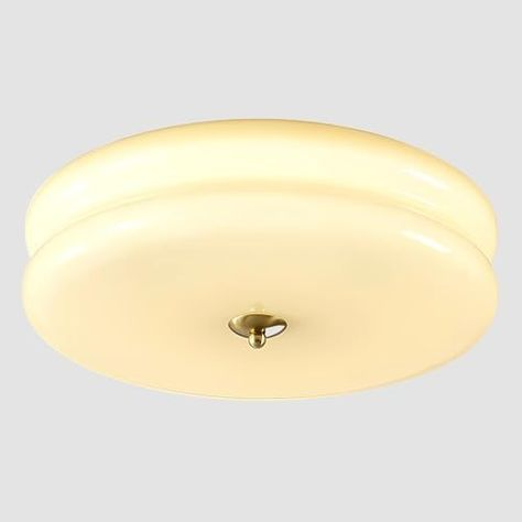 KCO Lighting Mid Century Modern LED Flush Mount Ceiling Light Mint Green Glass Hallway Ceiling Light Nordic Vintage Round Semi Flush Ceiling Light Fixture for Bathroom Porch - Amazon.com Glass Hallway, Lighting Mid Century Modern, Bathroom Light Fixtures Ceiling, Nordic Bathroom, Hallway Ceiling Lights, Lighting Mid Century, Hallway Ceiling, Round Led Ceiling Light, Overhead Light