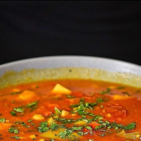 Wil Yeung on Instagram: "A recipe so stew-pendous, you’ll want to make it every week 😎🥣 Catch the latest YouTube episode and learn how to make an extraordinary chickpea stew recipe today.  Clickable link in bio 🎥 https://youtu.be/3UUW-kGgSRc  Ingredients: 3 pieces garlic  1 red onion  1 red bell pepper  4 yellow potatoes  1 1/2 cups cherry tomatoes  400ml canned chickpeas  3 tbsp olive oil  2 tsp salt  pepper to taste  1/2 tsp turmeric  2 tsp sweet paprika  1 tsp smoked paprika  4 cups unsalted veggie stock  lemon wedges  few sprigs parsley  Directions: 1. Finely chop the garlic.  Dice the red onion, red bell pepper, and green bell pepper.  Peel the yellow potatoes and chop them into about 1 inch cubes.  Slice the cherry tomatoes in half.  Rinse and drain the canned chickpeas  2. Heat u Wil Yeung Recipes, Sweet Paprika, Yellow Potatoes, Chickpea Stew, Green Bell Pepper, Veggie Stock, Lemon Wedge, Stew Recipe, Green Bell Peppers