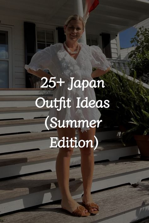 Discover the effortless charm of simple and casual summer fashion in Japan! Embrace the aesthetic and cute vibes of Japanese street style with our curated collection of essentials. Stay cool and comfortable while exuding undeniable charm wherever you go. Summer Japanese Street Fashion, What To Wear In Japan Summer Outfit Ideas, Tokyo Ootd Summer, Japan Vacation Outfit Summer, Japan Fashion Summer 2024, What To Wear In Japan In June, Outfits To Wear In Japan Summer, Summer Outfits In Japan, Japan Summer Outfit Street Style