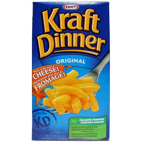 Kraft Dinner Recipes, Cheesey Pasta, Kraft Mac And Cheese, Kraft Mac N Cheese, Food Hamper, Kraft Dinner, Canadian Cuisine, Belleville Ontario, Dinner Box