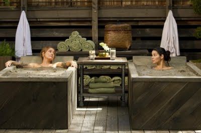 "Be quiet, I'm trying to enjoy my dirt bath." Spa Hammam, Maura Isles, Home Spa Room, Dreams Spa, Spa Interior Design, Sasha Alexander, Mud Bath, Angie Harmon, Spa Interior