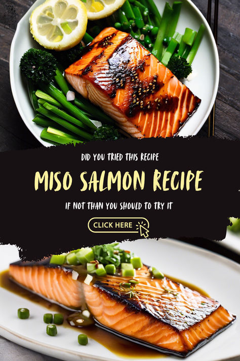 Experience the umami-rich flavors of the Miso Salmon recipe, where tender salmon fillets are marinated in a savory miso glaze and baked to perfection. This dish combines the depth of miso with a hint of sweetness and a touch of citrus, creating a delightful and nutritious meal that’s both simple and sophisticated. Whether you’re looking for a quick weeknight dinner or a special occasion meal, this recipe is sure to impress. Salmon Miso Glaze, Miso Salmon Recipe, Rice And Veggies, Miso Salmon, Miso Glaze, Marinated Salmon, Cheesecake Lovers, Special Occasion Food, Fruity Desserts