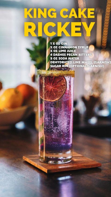 I’d have some fun with this recipe and keep it festive. It’s a simple recipe that takes some flavor profiles from the beloved King Cake from NOLA. 

Cheers y’all! Mardi Gras Cocktails, Cinnamon Syrup, King Cake, Fat Tuesday, Flavor Profiles, Simple Recipe, Have Some Fun, Cocktail Drinks, Lime Juice