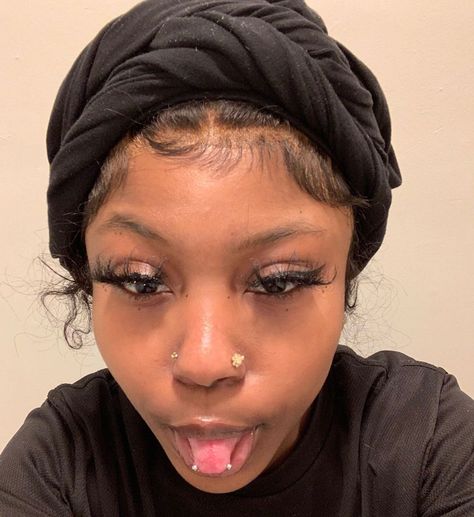 tiana on Instagram: “u could leave but wyg?😂” Two Nose Piercings, Double Nose Piercing, Cute Nose Piercings, Pretty Ear Piercings, Face Piercings, Piercings For Girls, Nose Piercing Jewelry, Cute Piercings, Baddie Hairstyles