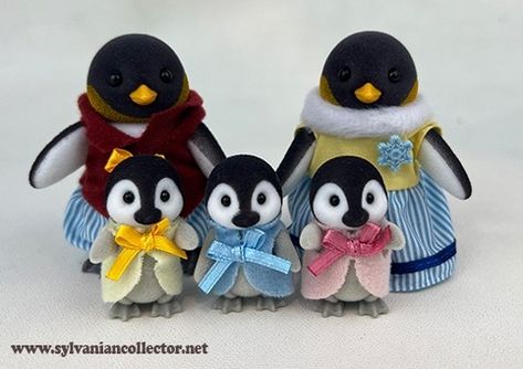 Waddle Penguins - Sylvanian Collector Family Website, Sylvanian Families, Second Baby, Family Set, Animal Figures, Aesthetic Iphone Wallpaper, The Collector, Penguins, Iphone Wallpaper