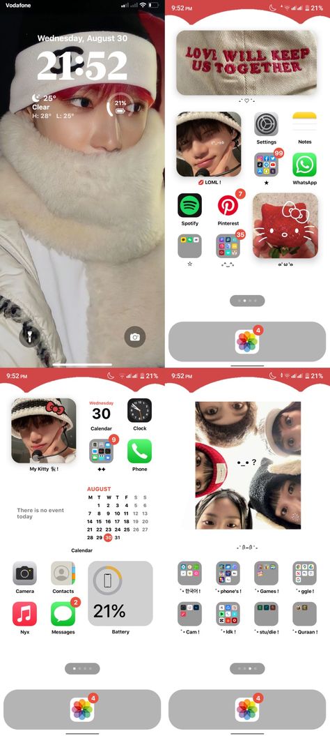 Kpop Iphone Layout, Iphone Ideas Homescreen, Kpop Ios Layout, Kpop Phone Layout, Kpop Homescreen Layout, The Boyz Wallpaper, Chanhee The Boyz, Kpop Homescreen, New The Boyz