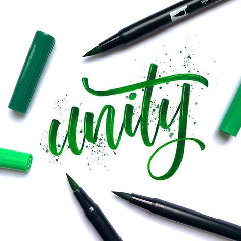 Unity Lettering Drawing, Unity Lettering, Drawing Ideas, Art Ideas, Calligraphy, Drawings, Quick Saves, Art