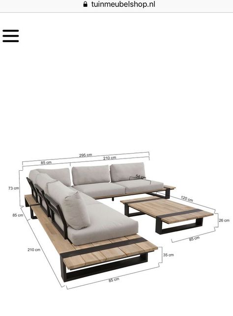 Welded Furniture, Corner Sofa Design, Wooden Sofa Designs, Furniture Details Design, Backyard Kitchen, Metal Furniture Design, Patio Furniture Ideas, Deck Furniture, Diy Patio Furniture