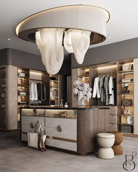 Elegant Closet, Luxurious Dressing Room, Royal Bedroom Design, Dream Closet Design, Closet Renovation, Closet Decor, Sophisticated Decor, Room Ambiance, Luxury Rooms