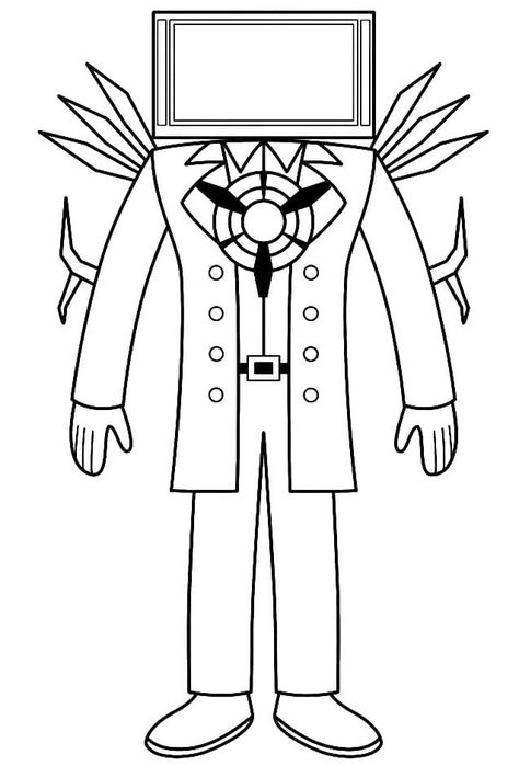 Titan TV Man Toilet Drawing, Drill Man, Titan Logo, Easter Bunny Colouring, West Coast Eagles, New Titan, Coloring Page Ideas, Skibidi Toilet, Page Ideas