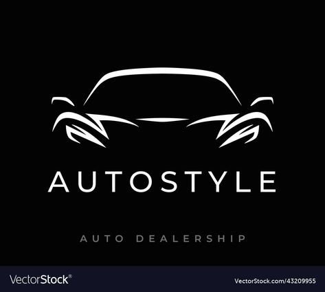 Car Silhouette Logo, Car Dealership Logo Ideas, Auto Dealership Logo, Car Logo Design Ideas Brand Identity, Auto Logo Design Ideas, Car Business Logo, Car Logo Design Ideas, Car Garage Logo, Auto Logo Design