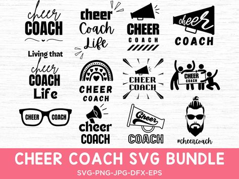 Cheer Coach Sayings, Cheer Coach Tshirt, Cheer Coach Svg, Cheerleading Svg, Svg Cheerleading Free, Cheer Coach Shirts, Cheer Coach Gifts, Cheer Coaches, Cheer Mom