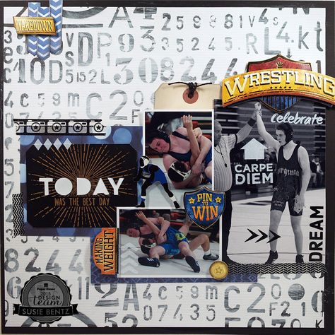 Scrapbooking Sports, Baby Labels, Paper House, Tea Design, 3d Stickers, Scrapbook Page Layouts, Layout Ideas, Scrapbooking Ideas, Scrapbook Inspiration