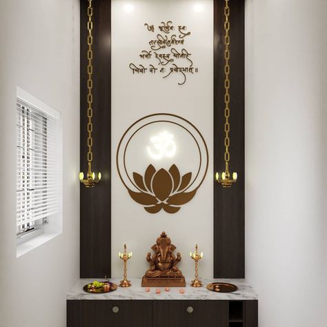 Room Mandir Design, Modern Pooja Room Design, Latest Pooja Room Designs, Modern Pooja Room, Pooja Room Interior, Pooja Room Designs, Pooja Door Design, House Main Door Design, Mandir Design