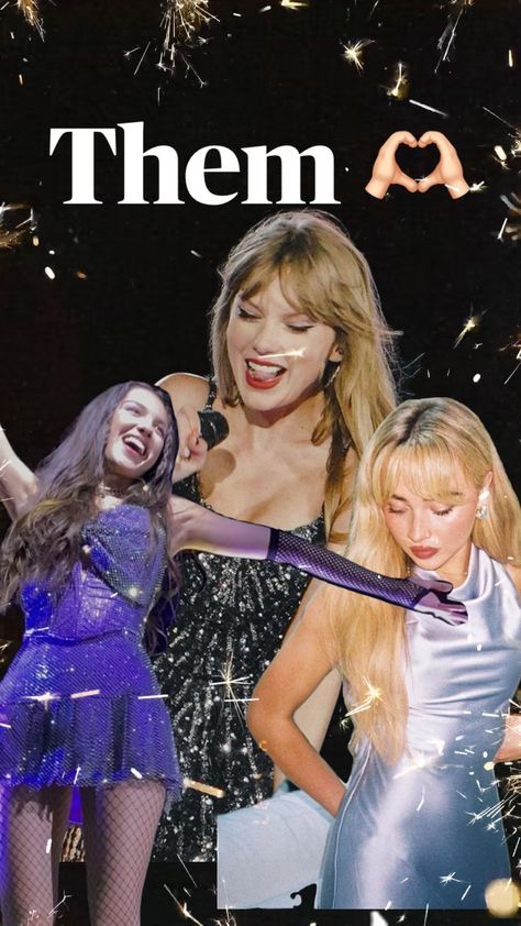 Taylor Swift With Olivia And Sabrina, Taylor Sabrina And Olivia, Olivia Sabrina, Taylor Sabrina, Celebrity Duos, Sabrina Aesthetic, Olivia Core, Girly Pop, Taylor Swift Cute