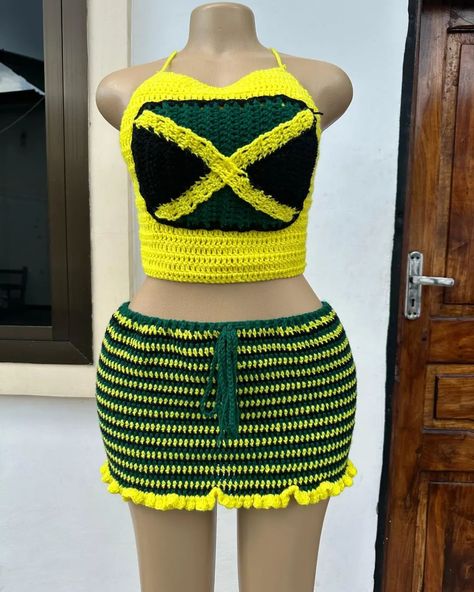 FEEL THE ISLAND VIBES IN THIS STUNNING JAMAICAN 🇯🇲CROCHET SET! 🌴 HANDCRAFTED FOR STYLE AND COMFORT. GET YOURS TODAY FOR JUST 55,000! DM TO ORDER NOW! Jamaican Crochet, Crochet Outfits, Crochet Set, Island Vibes, Crochet Clothes, Order Now, Make It Yourself, Crochet, Quick Saves