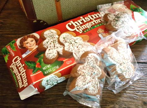 Little Debbie Gingerbread Cookies, Christmas Little Debbie, Candyland Dance, Office Workouts, Little Debbie Snack Cakes, Childhood Snacks, Gingerbread Unit, Stocking Suffers, Debbie Snacks