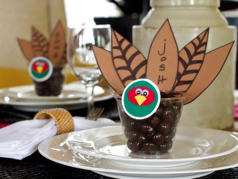 50 Fun-To-Make Thanksgiving Kids' Crafts | HGTV Turkey Place, Thanksgiving Favorites, Fun Thanksgiving Crafts, Tofu Sandwich, Savory Sides, Traditional Thanksgiving, Thanksgiving Place Cards, Roast Turkey, Thanksgiving Crafts For Kids