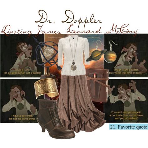 "Disney Challenge: Dr. Doppler ~ Treasure Planet" by liesle on Polyvore Dr Doppler, Disney Challenge, Inspired Clothes, Disney Bound Outfits, Treasure Planet, Disney Inspired, Favorite Quotes, That Look, Polyvore Image