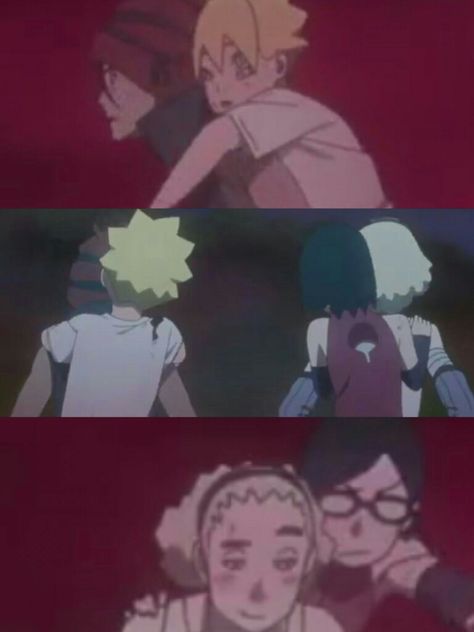 Boruto and Sarada both having piggyback rides ❤ Anime Piggyback Ride, Anime Piggyback, Boruto Screencaps, Piggyback Ride, Naruto Ships, Boruto X, Naruto Family, Boruto And Sarada, Boruto Next Generation