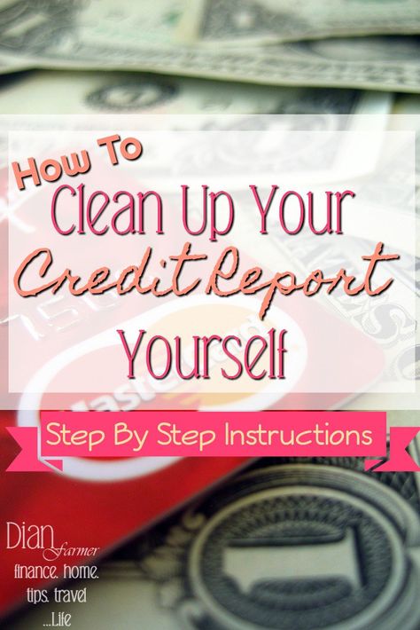 Do you need to clean up your credit report? These step by step instructions will help you do it yourself. This DIY Credit Repair is easy and free. Credit Repair Diy, Credit Repair Letters, Fix My Credit, Rebuilding Credit, Credit Repair Business, How To Fix Credit, Improve Credit Score, Improve Credit, Credit Debt