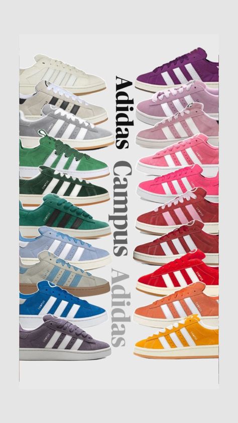 Adidas Campus Shoes, Campus Shoes, Campus Adidas, Adidas Campus 00s, All Colour, Pretty Shoes Sneakers, Adidas Campus, Pretty Shoes, All Colors