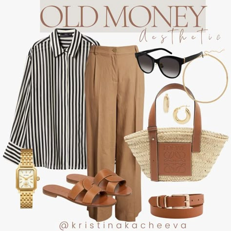 Old Money Aesthetic Summer, Summer Outfit Travel, Travel Capsule Wardrobe Summer, How To Have Style, Old Money Aesthetics, Money Aesthetics, Money Clothes, Old Money Outfit, Money Outfit