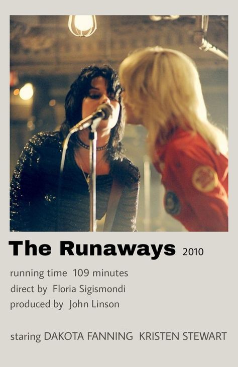 The Runaways Movie Poster, The Runaways Poster, The Runaways Film, The Runaways Movie, Poster Polaroid, The Runaways, Movies To Watch Teenagers, Movie To Watch List, New Movies To Watch